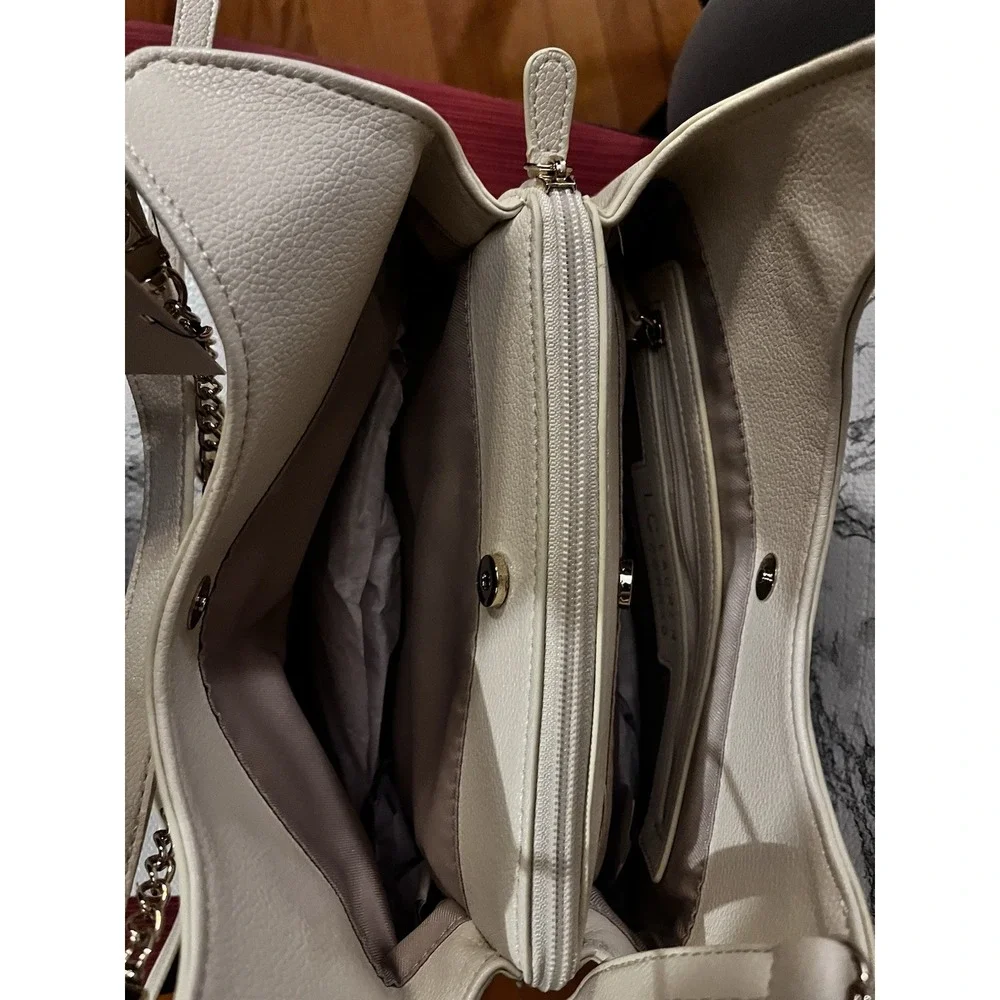NEW WITH TAGS LC Lauren Conrad Autumn Charm Top Handle, White Oak [O]